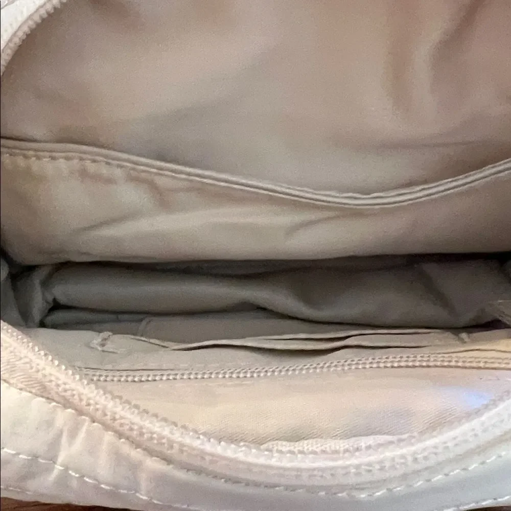 Cream Quilted Women's Bag